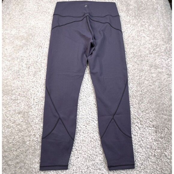 Lululemon In Movement Legging Purple Gray Moonwalk - Picture 3 of 11